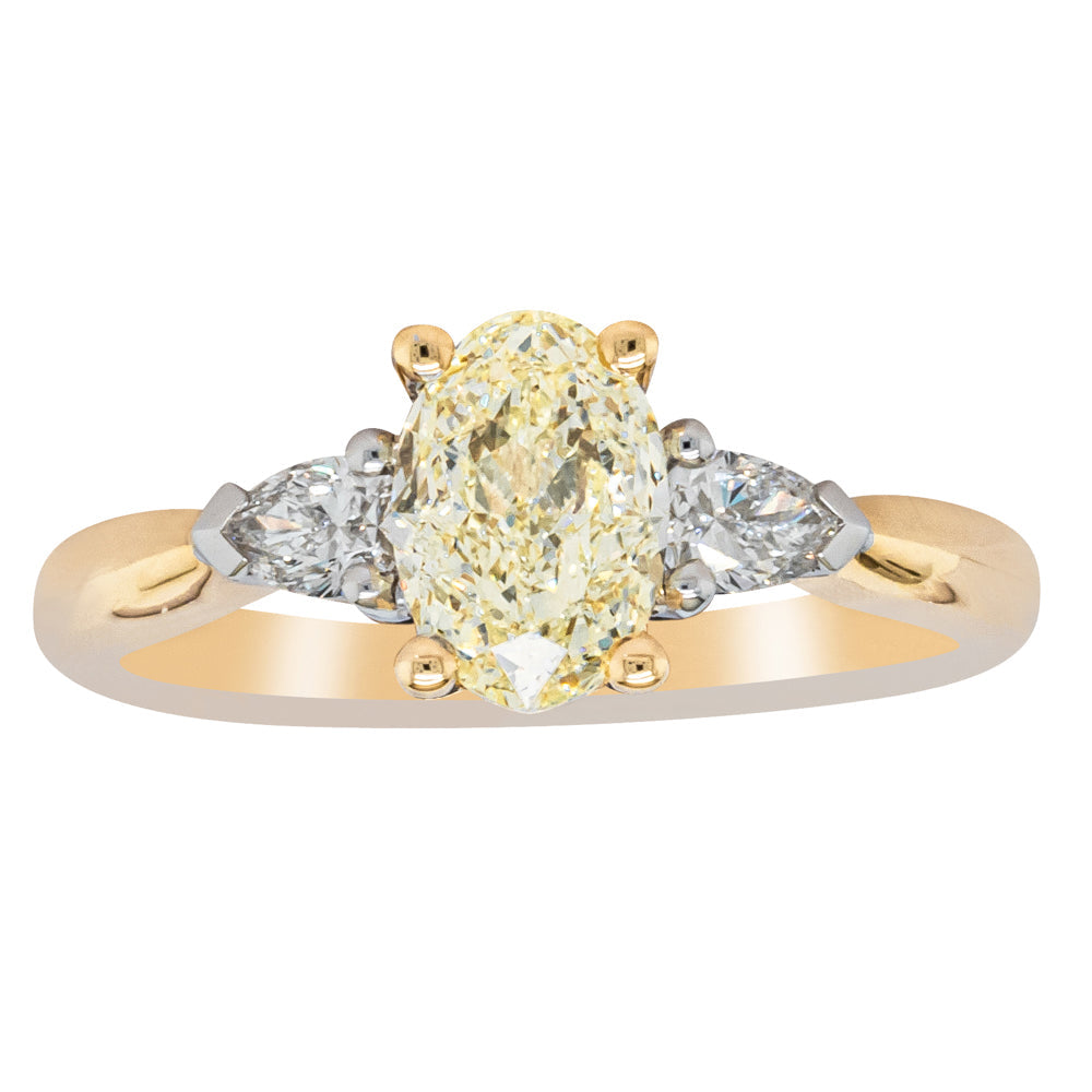 18ct Yellow Gold 1.20ct Yellow Diamond Ayla Ring