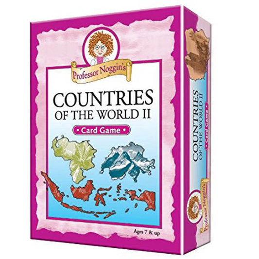 10433 - COUNTRIES OF THE WORLD II PROFESSOR NOGGIN'S CARD GAME